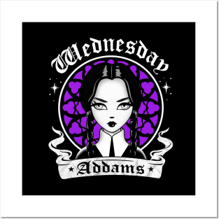 Goth Wednesday Addams Posters and Art